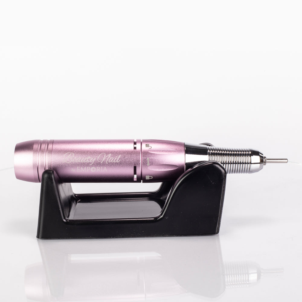 Emporia Beauty Nail Professional -kynsiviila vaihdettavilla terillä – vaaleanpunainen