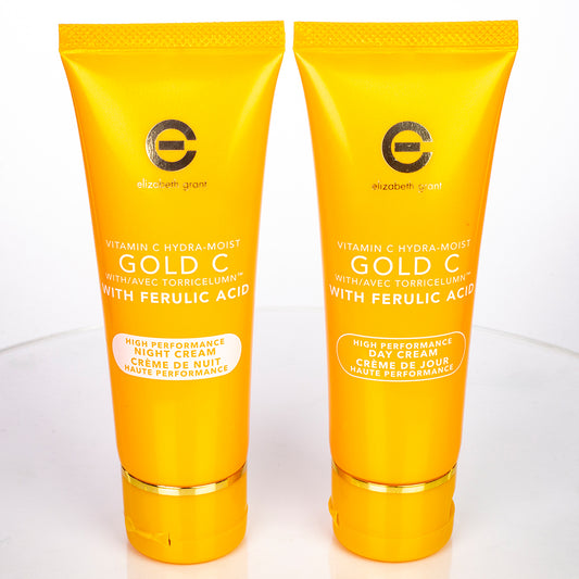 Elizabeth Grant Vitamin C Gold C -päivä- ja yövoiteensetti (2 × 60 ml)