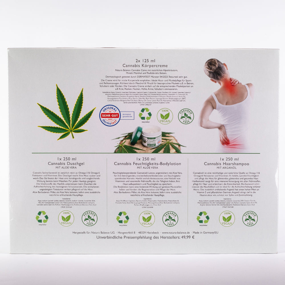 Natura Balance kannabiskosmetiikkasarja – 5 kappaletta 2 