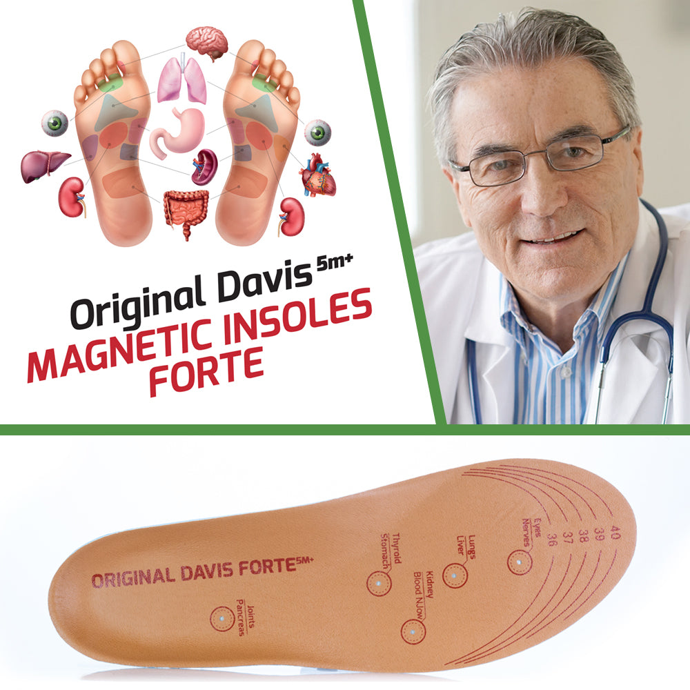 Alkuperäiset Davis® FORTE -magneettipohjalliset, yli 5m+, vahvistettu muistivaahtomuovilla 2 