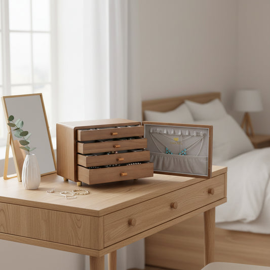 Emporia monilaatikkoinen korujen säilytyslaatikko, minikokoinen