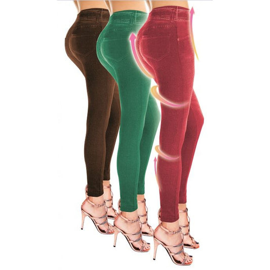Summer Shapewear Jegging Set, 3 eri väriä: punainen, vihreä, ruskea