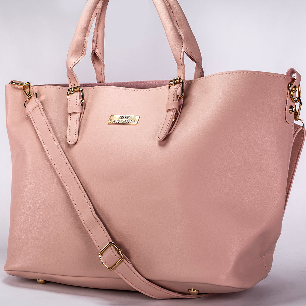 Emporia 2025 kevätmallisto - ”Cherry Blossom”, 3-osainen laukkusetti; pinkki