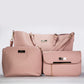 Emporia 2025 kevätmallisto - ”Cherry Blossom”, 3-osainen laukkusetti; pinkki