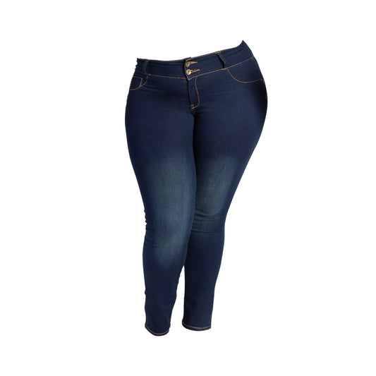 MyFit Jeans Leggings - Denim-vaikutteiset leggingsit, jotka sopivat jokaiselle vartalotyypille (EU size: 44-50)