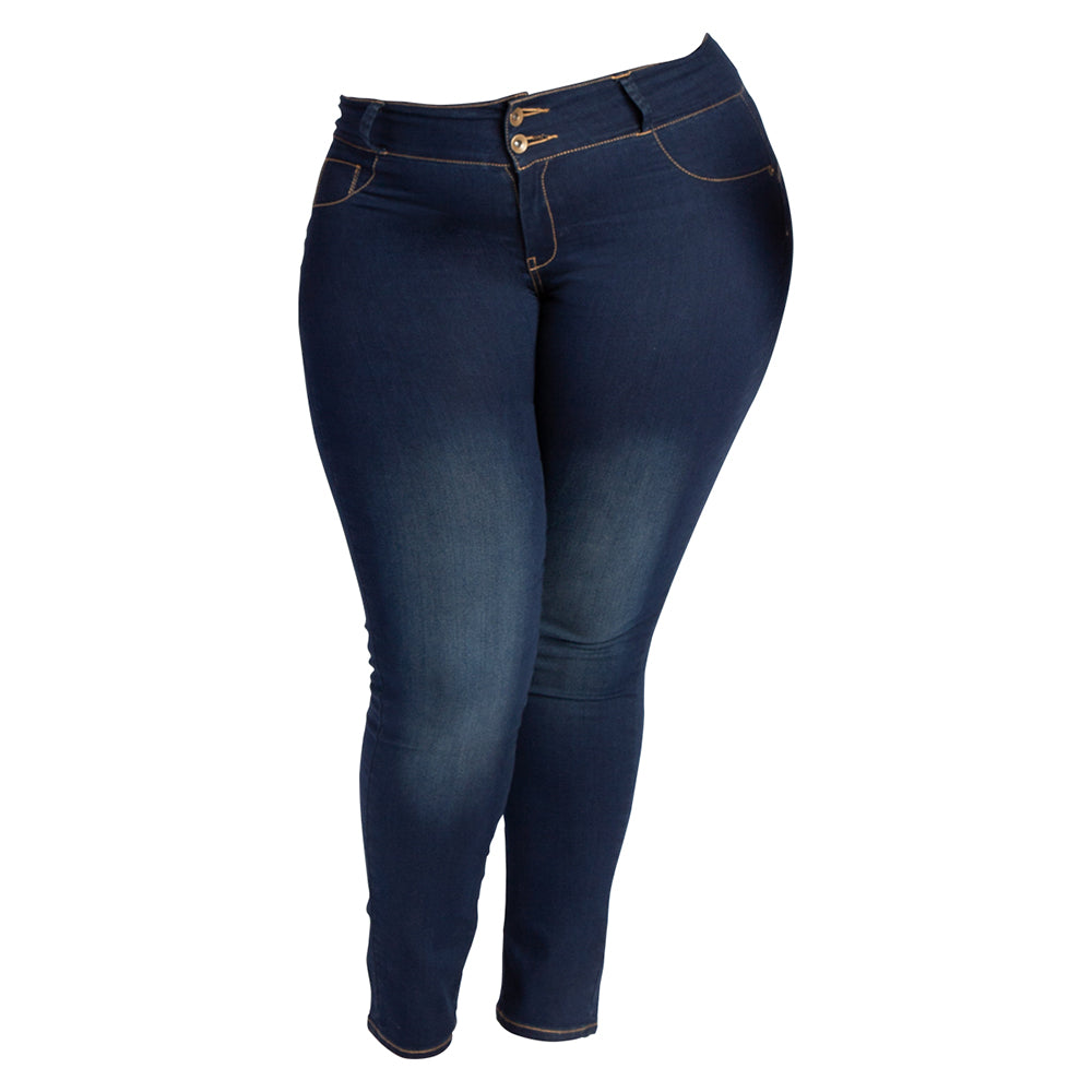 MyFit Jeans Leggings - Denim-vaikutteiset leggingsit, jotka sopivat jokaiselle vartalotyypille (EU size: 44-50) 3 