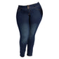 MyFit Jeans Leggings - Denim-vaikutteiset leggingsit, jotka sopivat jokaiselle vartalotyypille (EU size: 44-50)