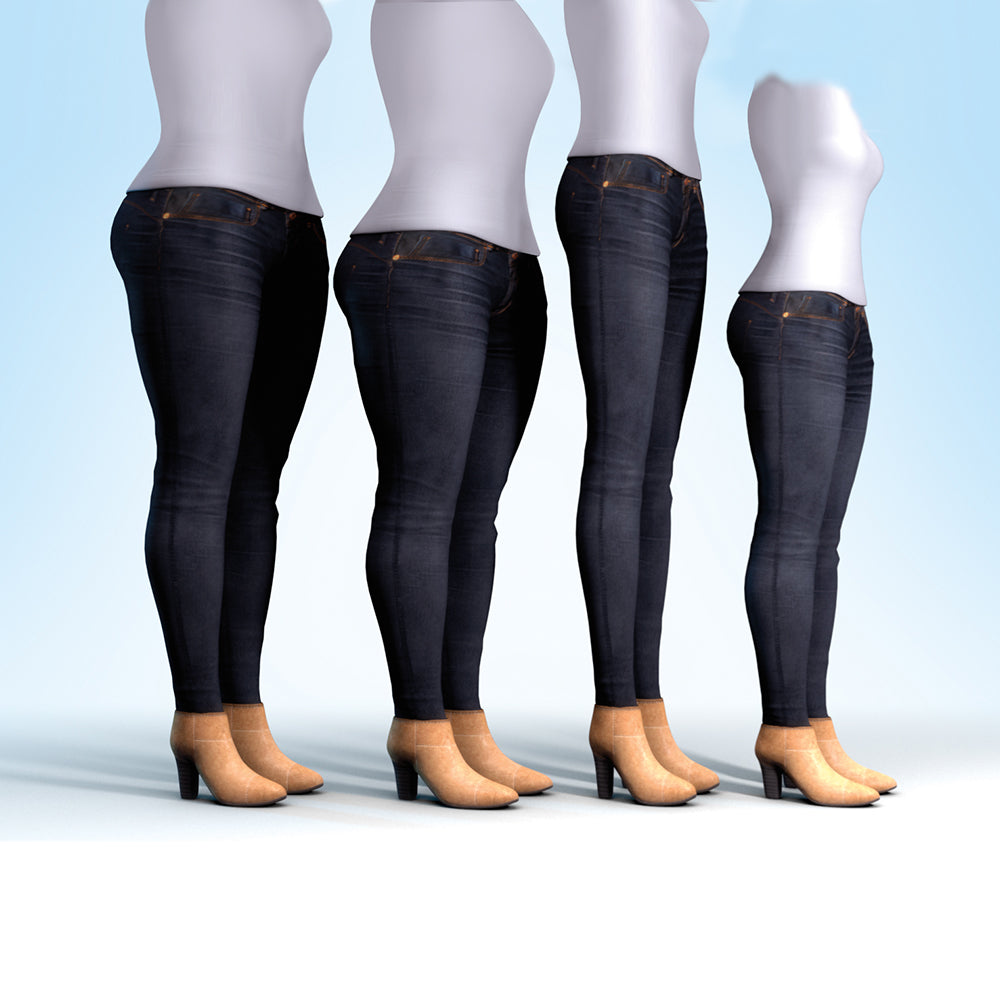 MyFit Jeans Leggings - Denim-vaikutteiset leggingsit, jotka sopivat jokaiselle vartalotyypille (EU size: 44-50) 6 