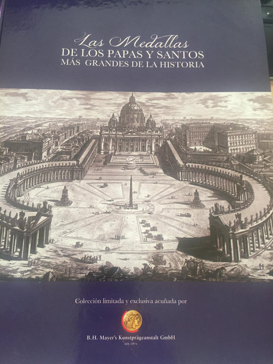 Eksklusiivinen ja rajoitettu painos kolikkokokoelma historian suurimmista paaveista ja pyhimyksistä.