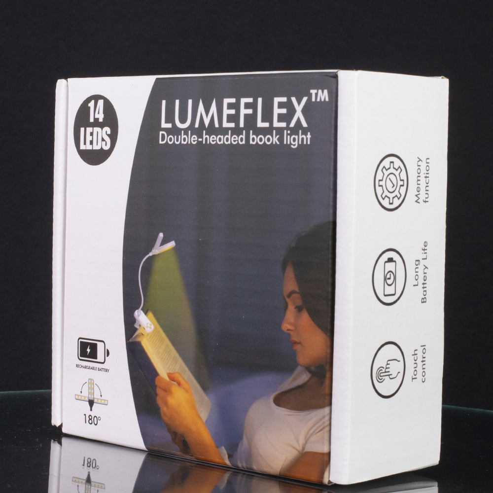 Lumeflex kaksipäinen lukulamppu