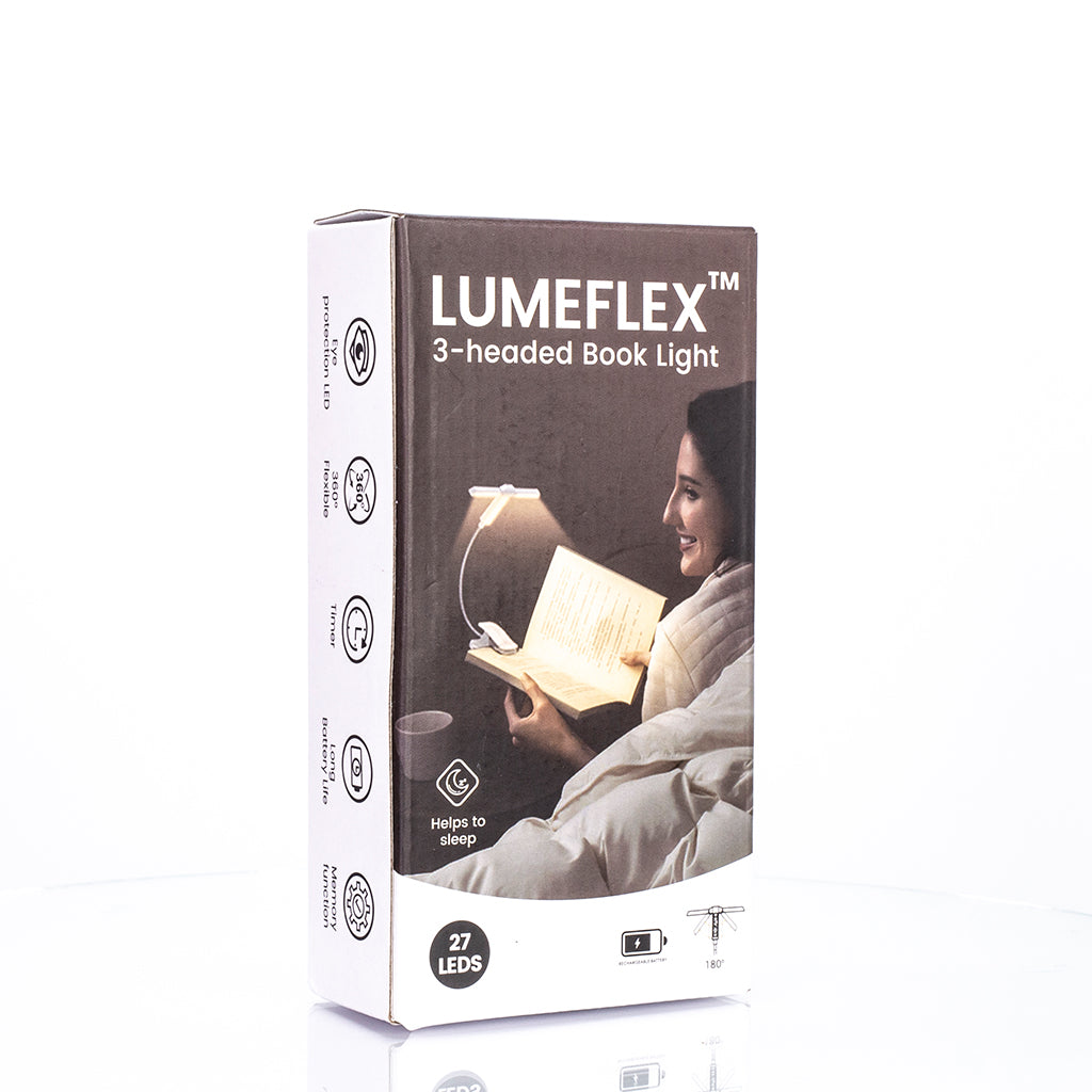 LumeFlex 3-päinen Kirjavalaisin 2 