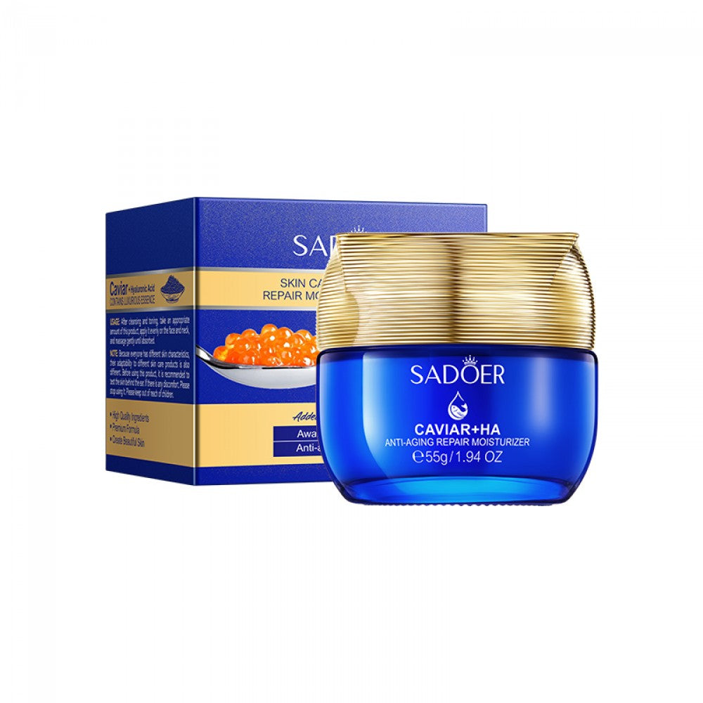 SADOER Caviar Hyaluronic Acid AntiAging Repair Moisturizing Cream 55g 1 