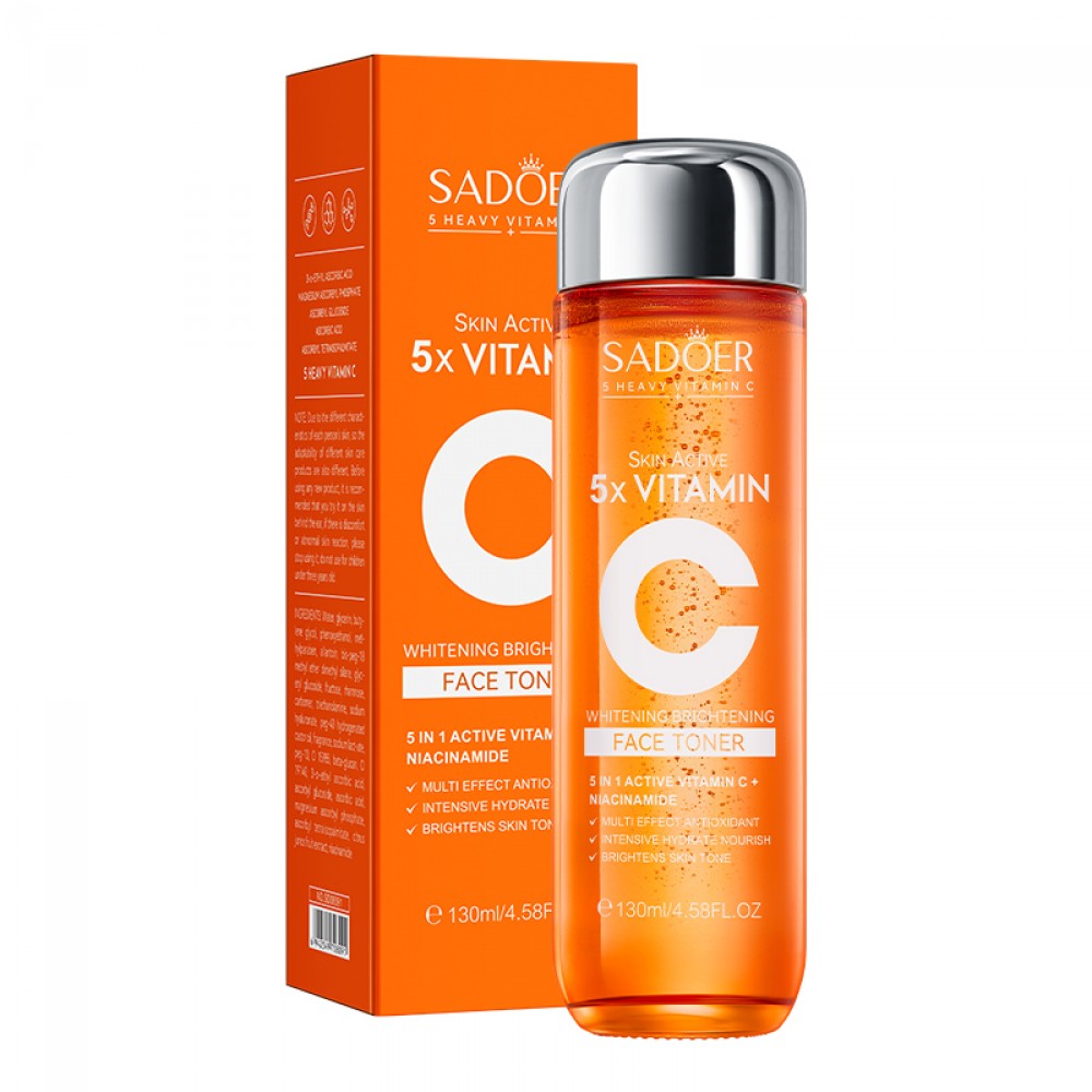 SADOER 5 Heavy Vitamin C Whitening Brightening Face Toner 130ml 1 