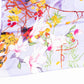 Eden's Bounty -huivi, 85 x 180 cm, lila, 100% vegaaninen silkki