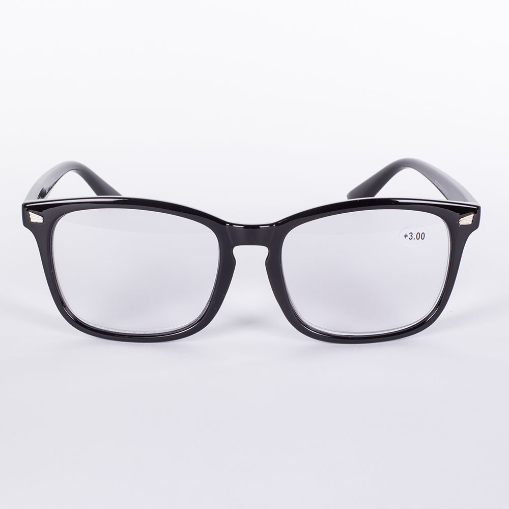 Emporia Multifocus Reading Glasses, Flexible power range: from 0.5 to 3, Black