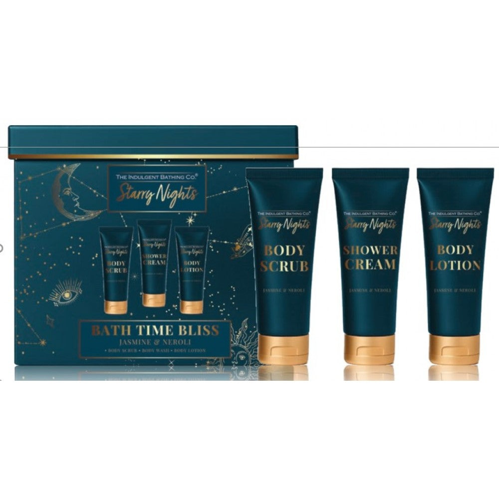 Starry Nights Bathtime Bliss – Ylellinen kylpy- ja vartalotuotesetti jasmiinin ja nerolin tuoksulla 1 