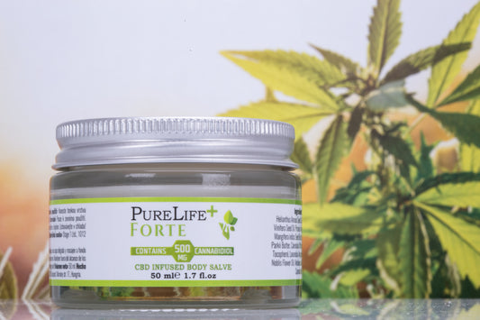 PURE LIFE FORTE RAPID CBD uudistava voide, 500 mg