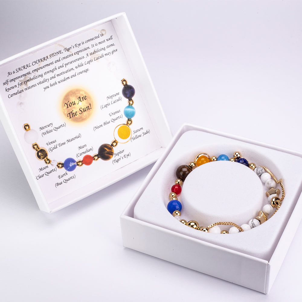 Kullattu TeräsRannekoru Karneolilla ja Tiikerisilmällä