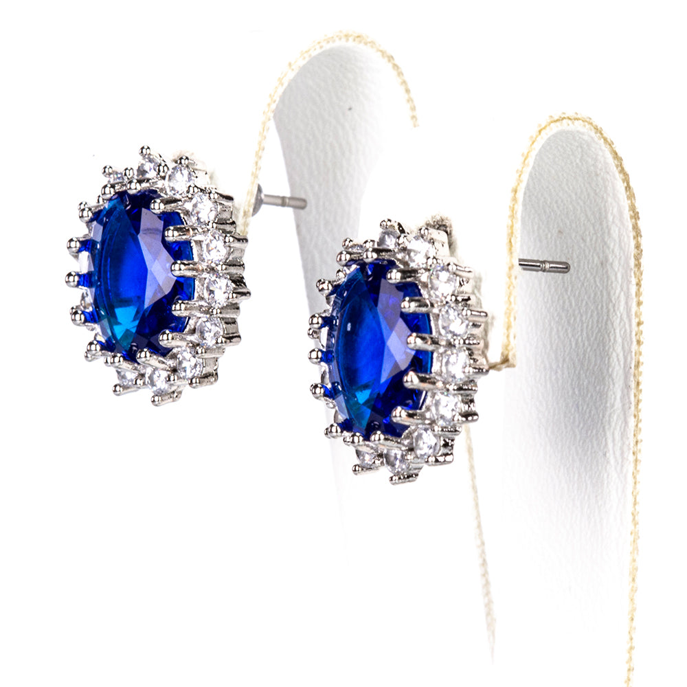 Kullattu TeräsSetti ( Kaulakoru+Korvakorut+Sormus+Riipus ) 4 