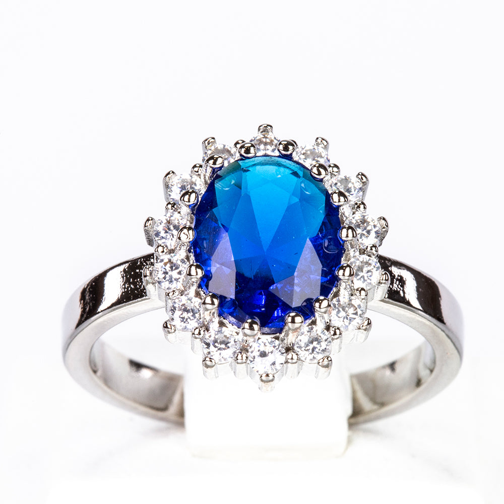 Kullattu TeräsSetti ( Kaulakoru+Korvakorut+Sormus+Riipus ) 5 