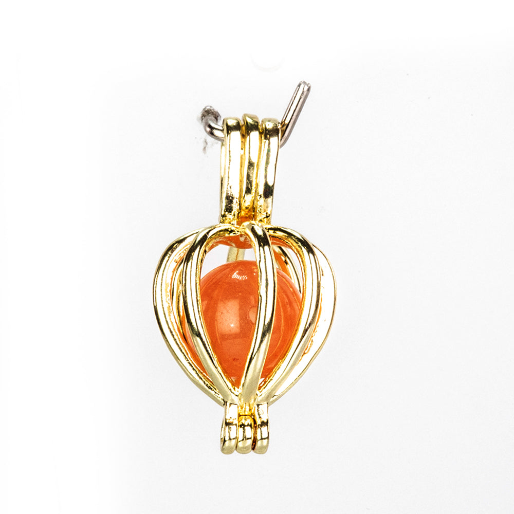 Kullattu TeräsSetti Punaisella Akaatilla ja Turkoosilla ( Kaulakoru+Riipus )