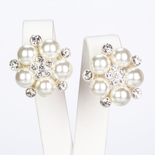 Kullattu TeräsSetti Lasihelmi ja Valkoisella Emporia® Kristallilla