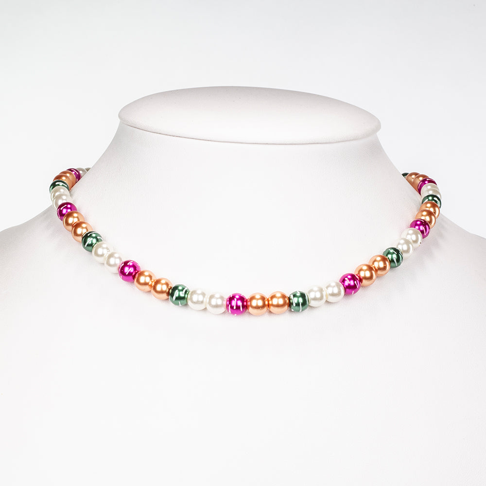 Kullattu TeräsSetti ( Kaulakoru+Korvakorut+Rannekoru )