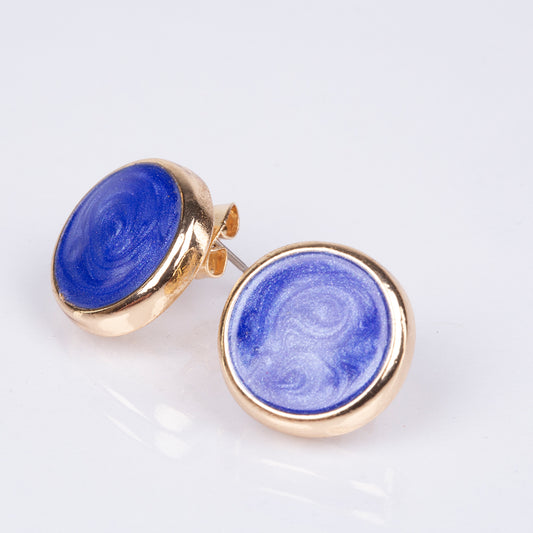 Kullattu TeräsKorvakorut Emaloidulla