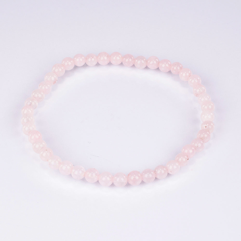 Setti Ruusukvartsilla ja Punaisella Granaatilla ( Rannekoru )