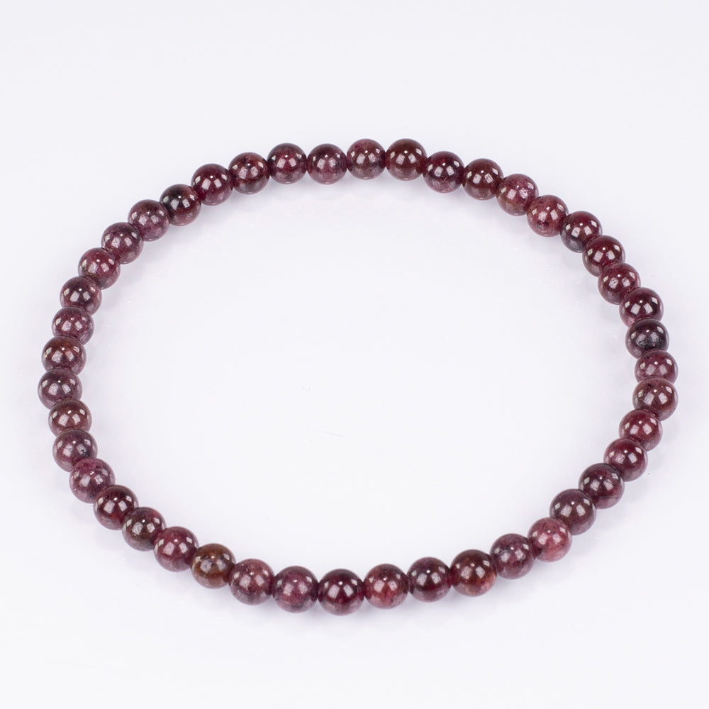 Setti Ruusukvartsilla ja Punaisella Granaatilla ( Rannekoru ) 4 