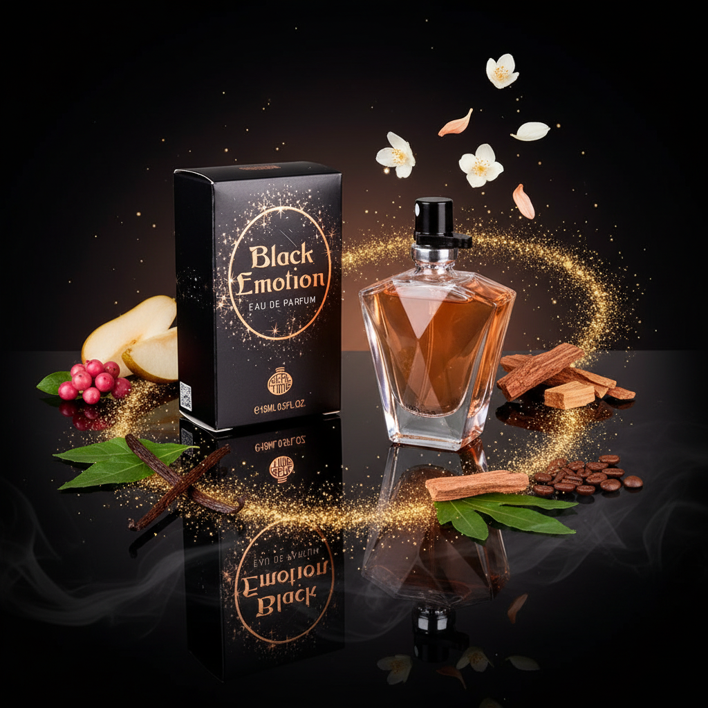 15 ml EDP "BLACK EMOTION" - itämainen - vaniljan tuoksu
