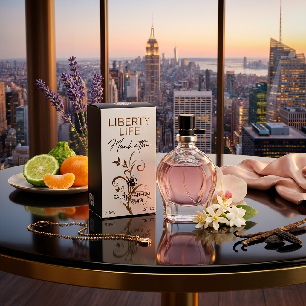 15ml EDP "LIBERTY LIFE MANHATTAN" – meripihkan ja fougèren tuoksu