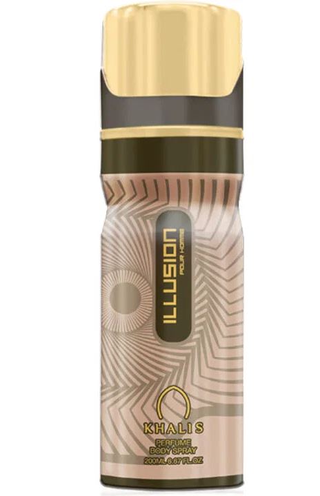 Illusion-tuoksuinen vartalospray 200 ml – sitruksinen ja mausteinen unisex-tuoksu