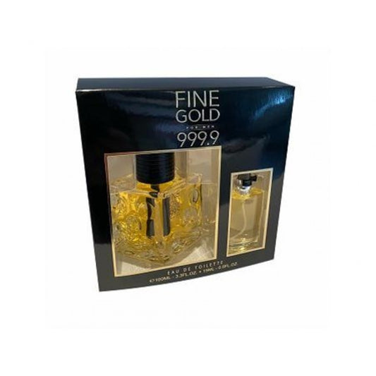 Real Time EDT 100 ml + 15 ml ”Fine Gold Men” – puinen tuoksu miehille