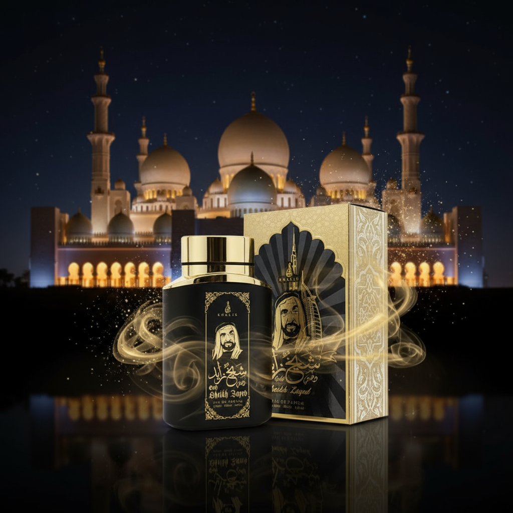 100 ml Eau de Hajuvesi SHEIKH ZAYED GOLD - Mausteinen ja Puinen Tuoksu Miehille