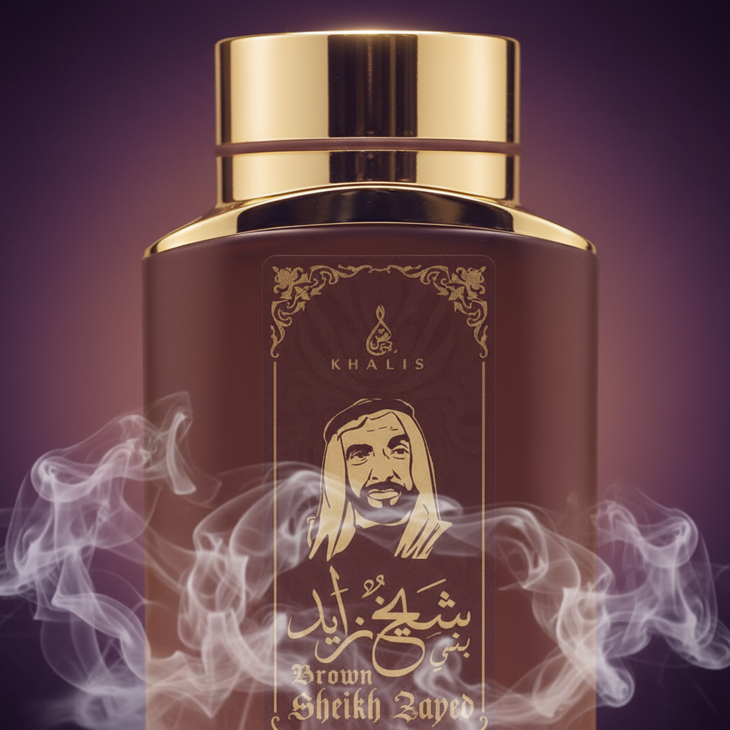 100 ml Eau de Hajuvesi SHEIKH ZAYED BROWN - Oud ja Vanilja Tuoksu Miehille