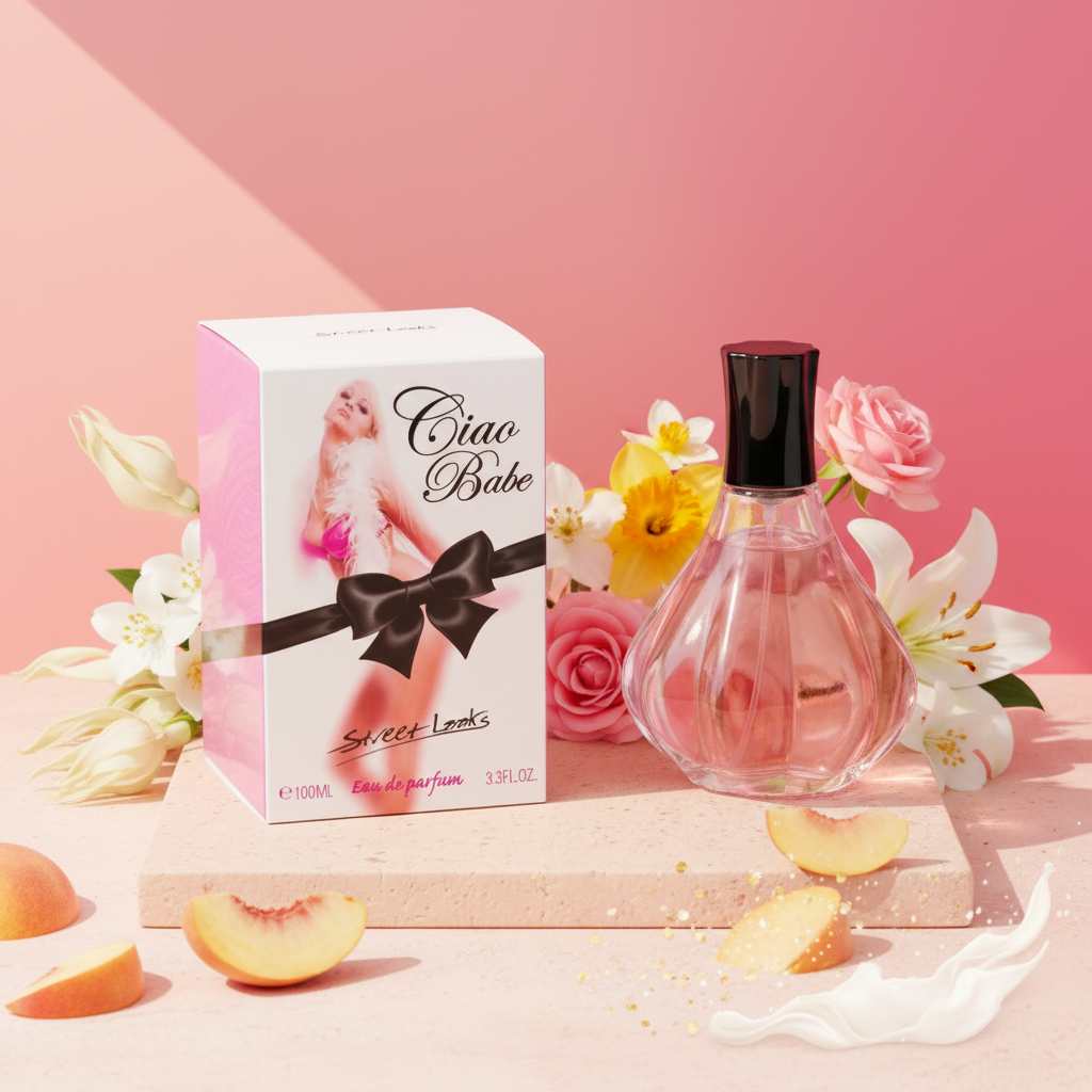 100 ml Eau de Perfume "CIAO BABE" Hedelmäinen kukkaistuoksu naisille, korkea 2%:n hajusteöljypitoisuus 2 