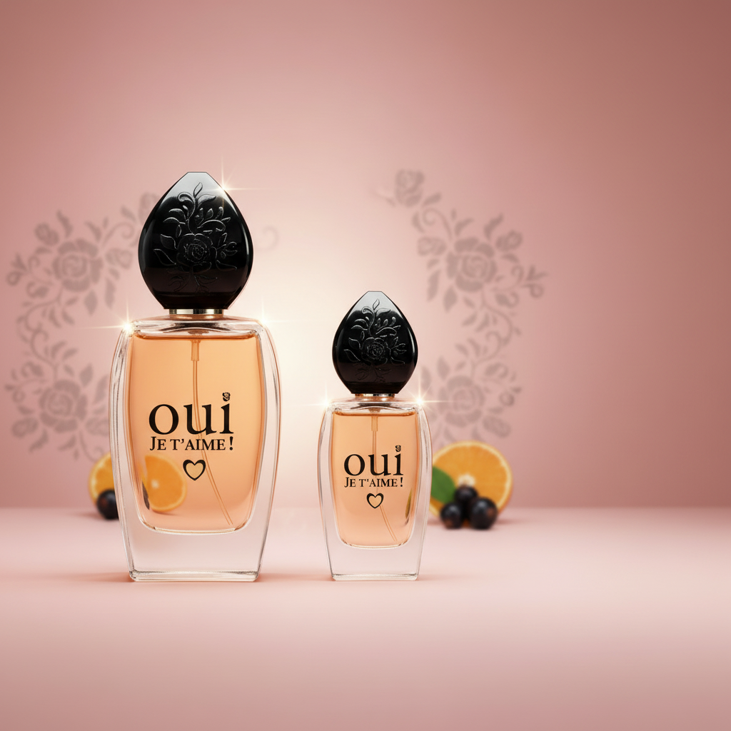 100 ml + 30 ml Eau de Pefume "OUI JE T'AIME" Cyprus - Hedelmäinen Tuoksu Naisille 3 