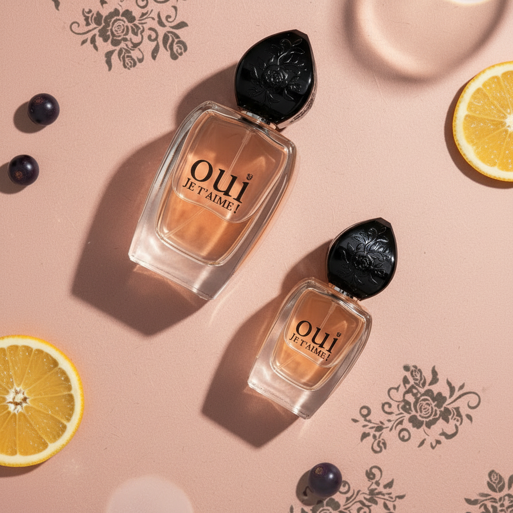 100 ml + 30 ml Eau de Pefume "OUI JE T'AIME" Cyprus - Hedelmäinen Tuoksu Naisille