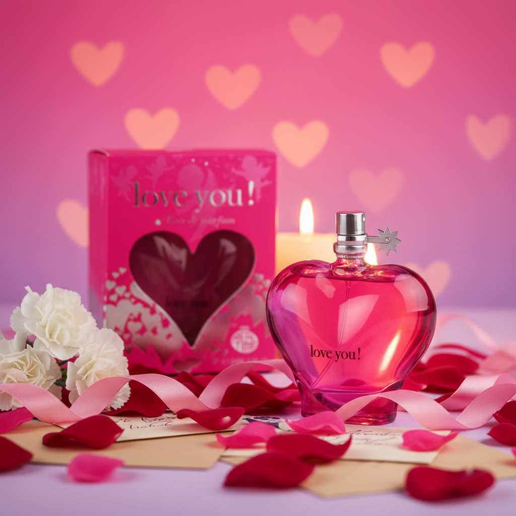 100 ml Eau de Parfum "Love You Pink" Hedelmäinen - Sitrustuoksu Naisille 1 