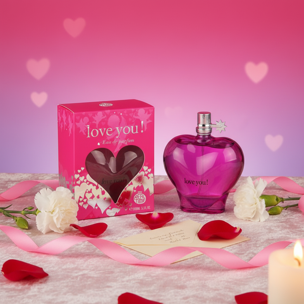 100 ml Eau de Parfum "Love You Pink" Hedelmäinen - Sitrustuoksu Naisille 5 