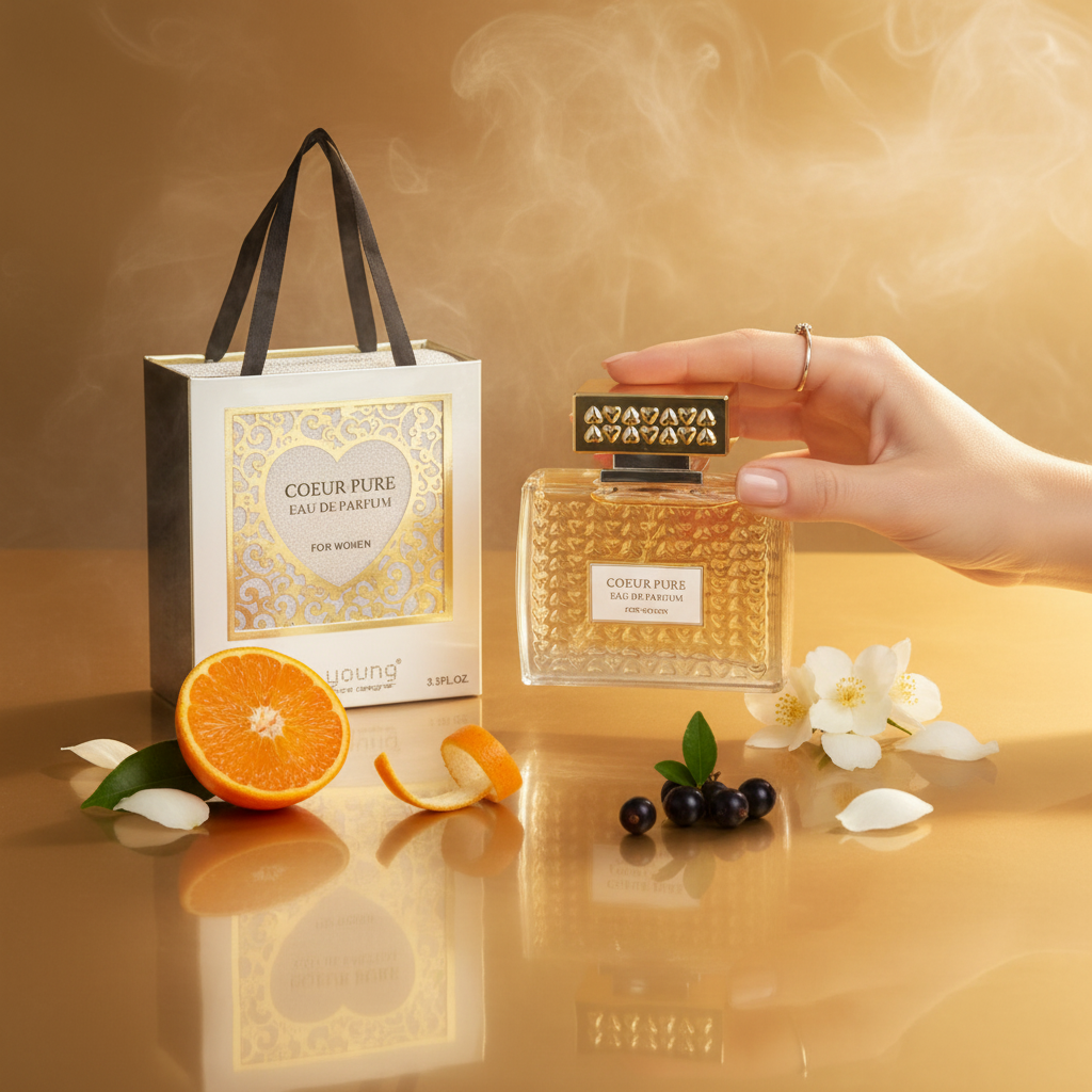 100 ml Eau de Parfume COEUR PURE Kukkais Tuoksu Naisille 1 