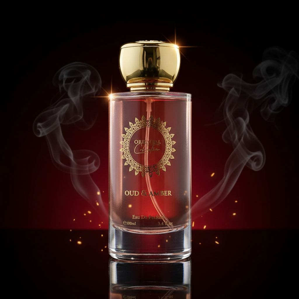 100 ml EDP OUD & AMBER Ainutlaatuinen Oud, Makea, Elegantti Unisex-Tuoksu 3 