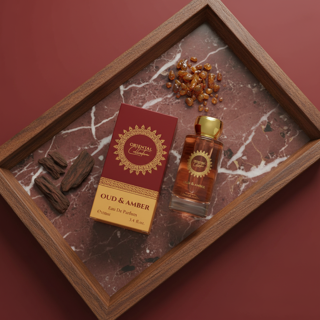 100 ml EDP OUD & AMBER Ainutlaatuinen Oud, Makea, Elegantti Unisex-Tuoksu
