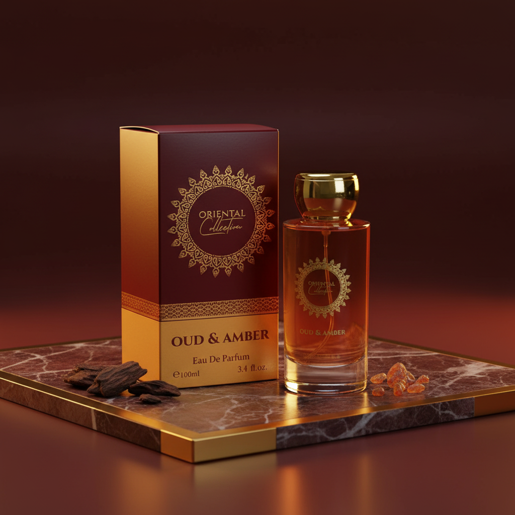 100 ml EDP OUD & AMBER Ainutlaatuinen Oud, Makea, Elegantti Unisex-Tuoksu 7 