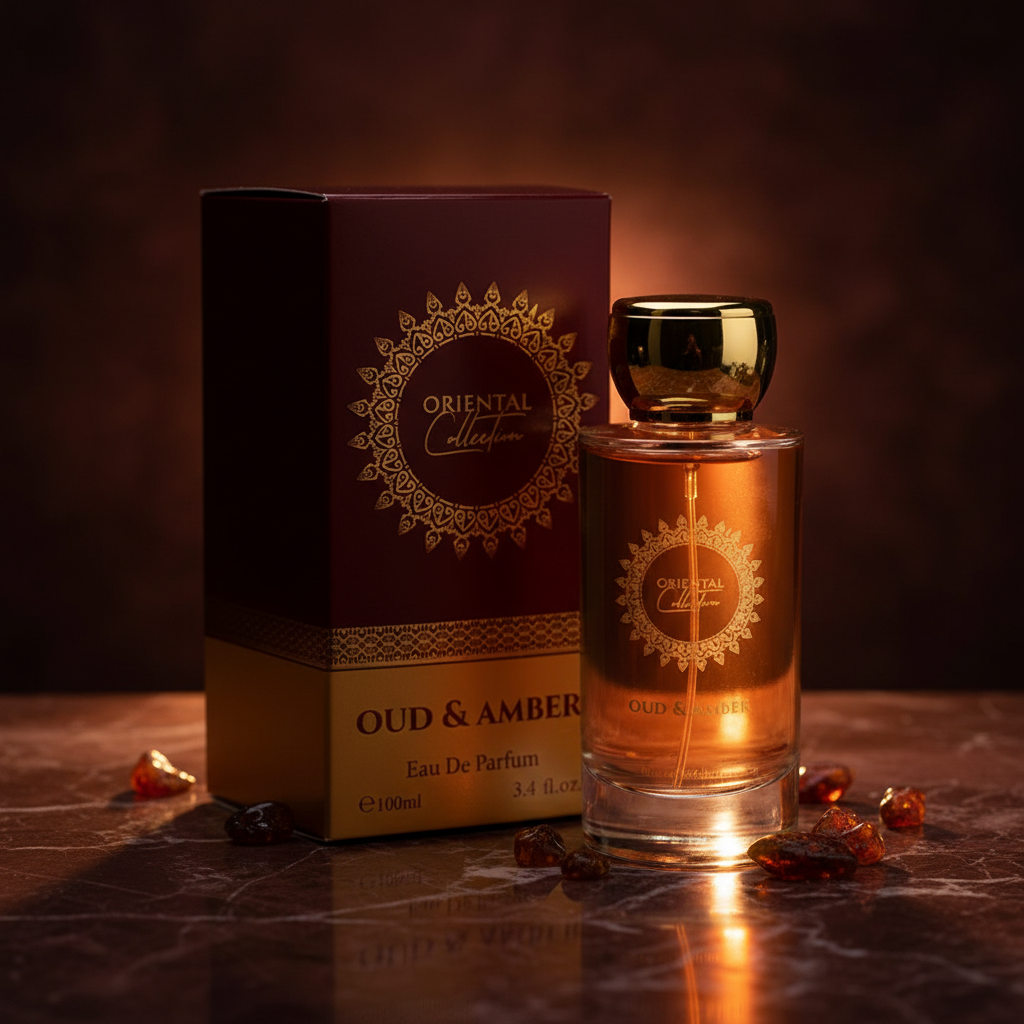 100 ml EDP OUD & AMBER Ainutlaatuinen Oud, Makea, Elegantti Unisex-Tuoksu 8 