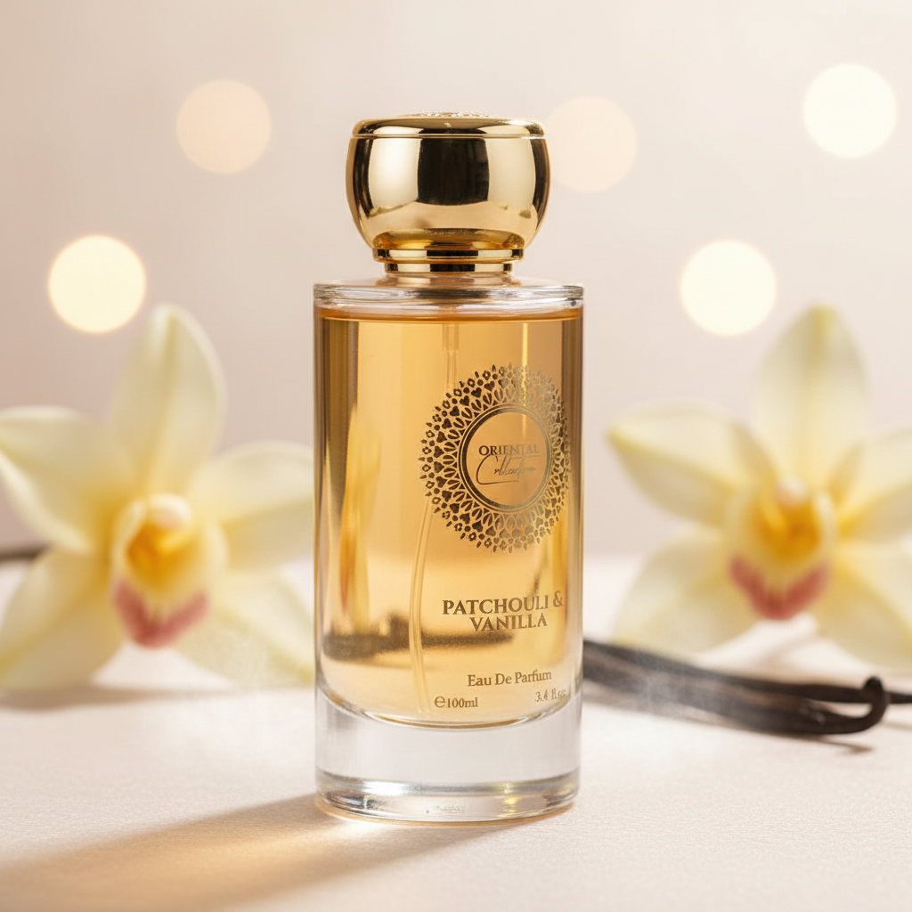 100 ml EDP PATCHOULI & VANILLA Puinen, Elegantti, Puuterimainen Itämainen Tuoksu Naisille