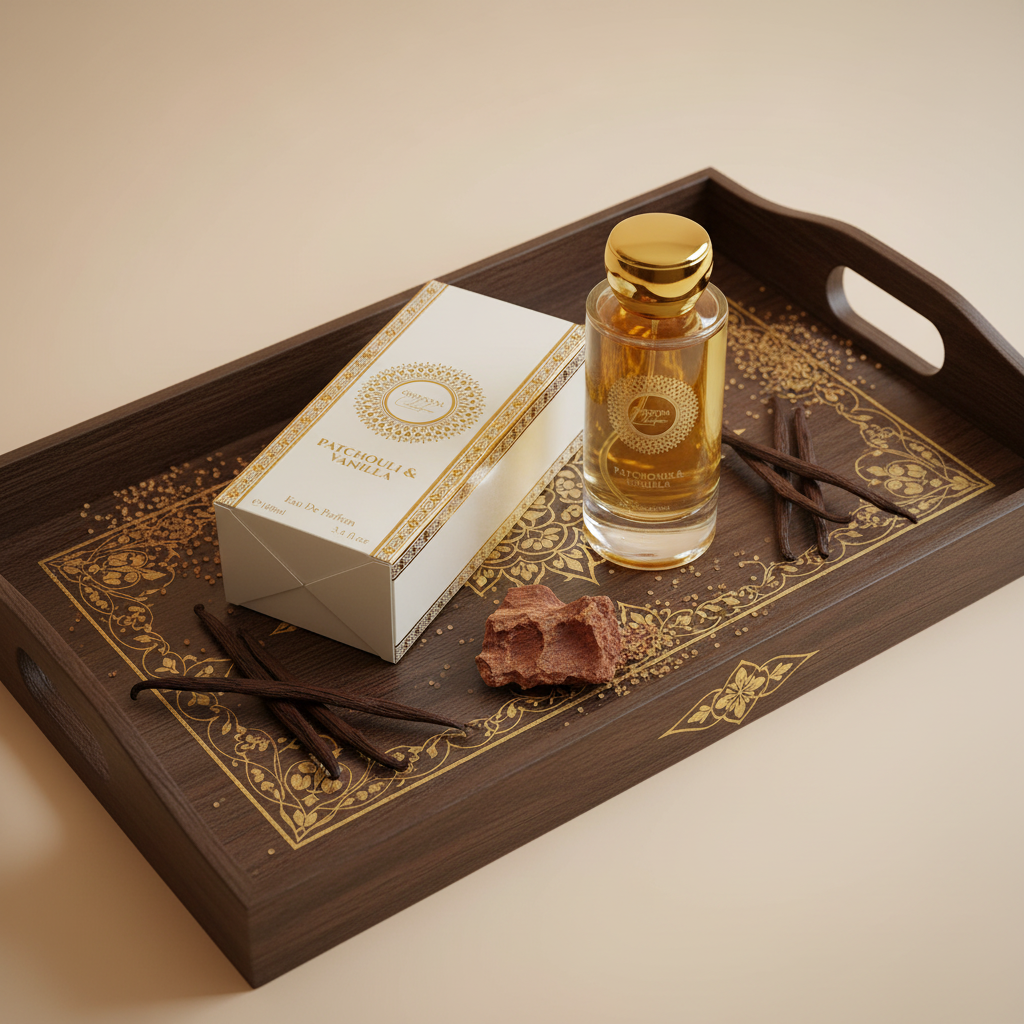 100 ml EDP PATCHOULI & VANILLA Puinen, Elegantti, Puuterimainen Itämainen Tuoksu Naisille 7 