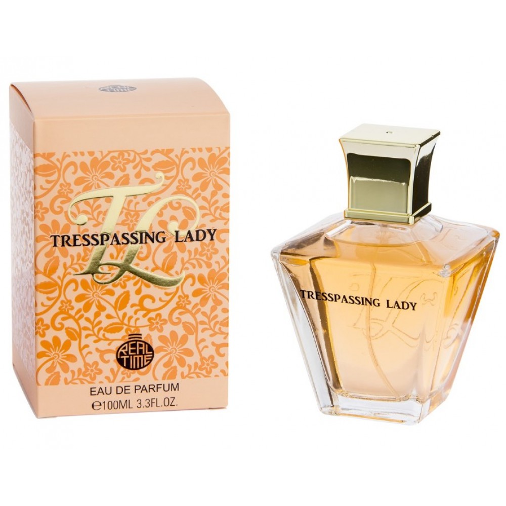 100 ml EDP TRESPASSING LADY, ruusu - orvokki tuoksu naisille