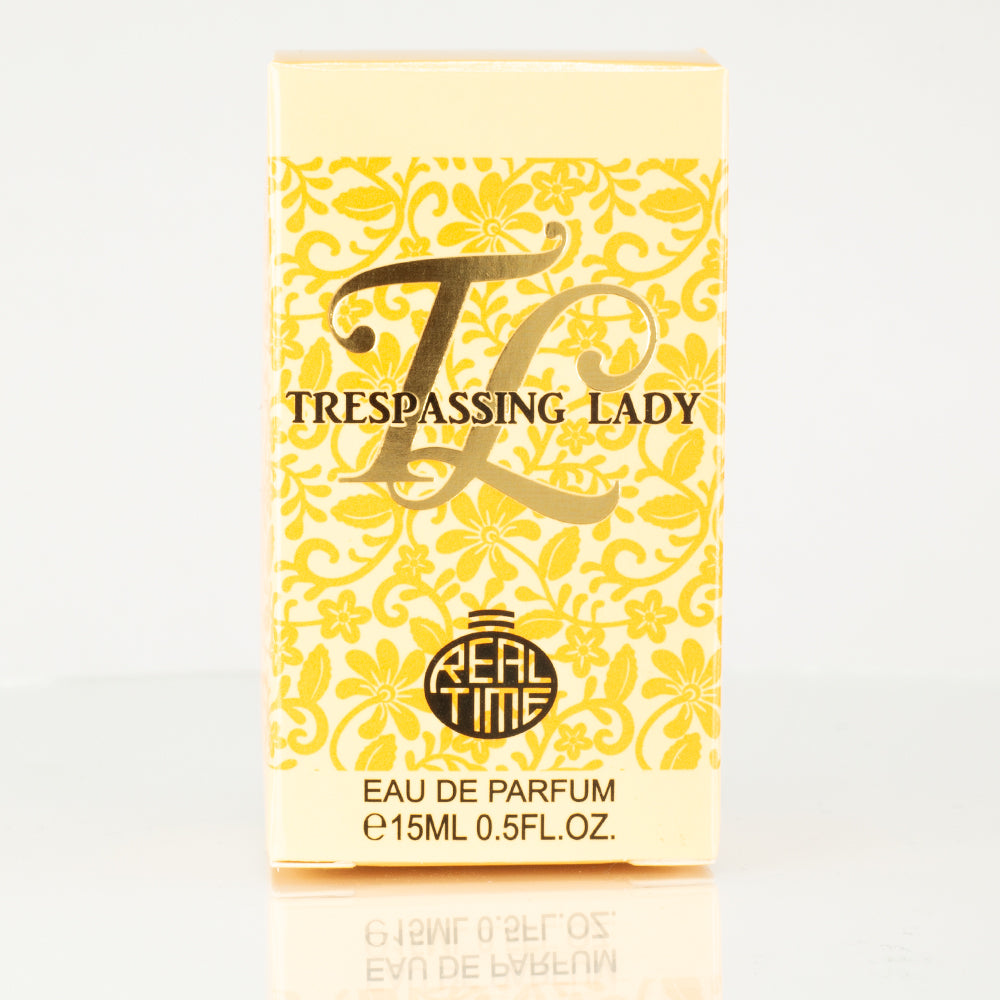 15ml EDP TRESPASSING LADY, ruusu - orvokki tuoksu naisille
